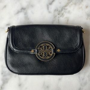 Tory Burch Amanda Crossbody turned clutch (no strap) black leather